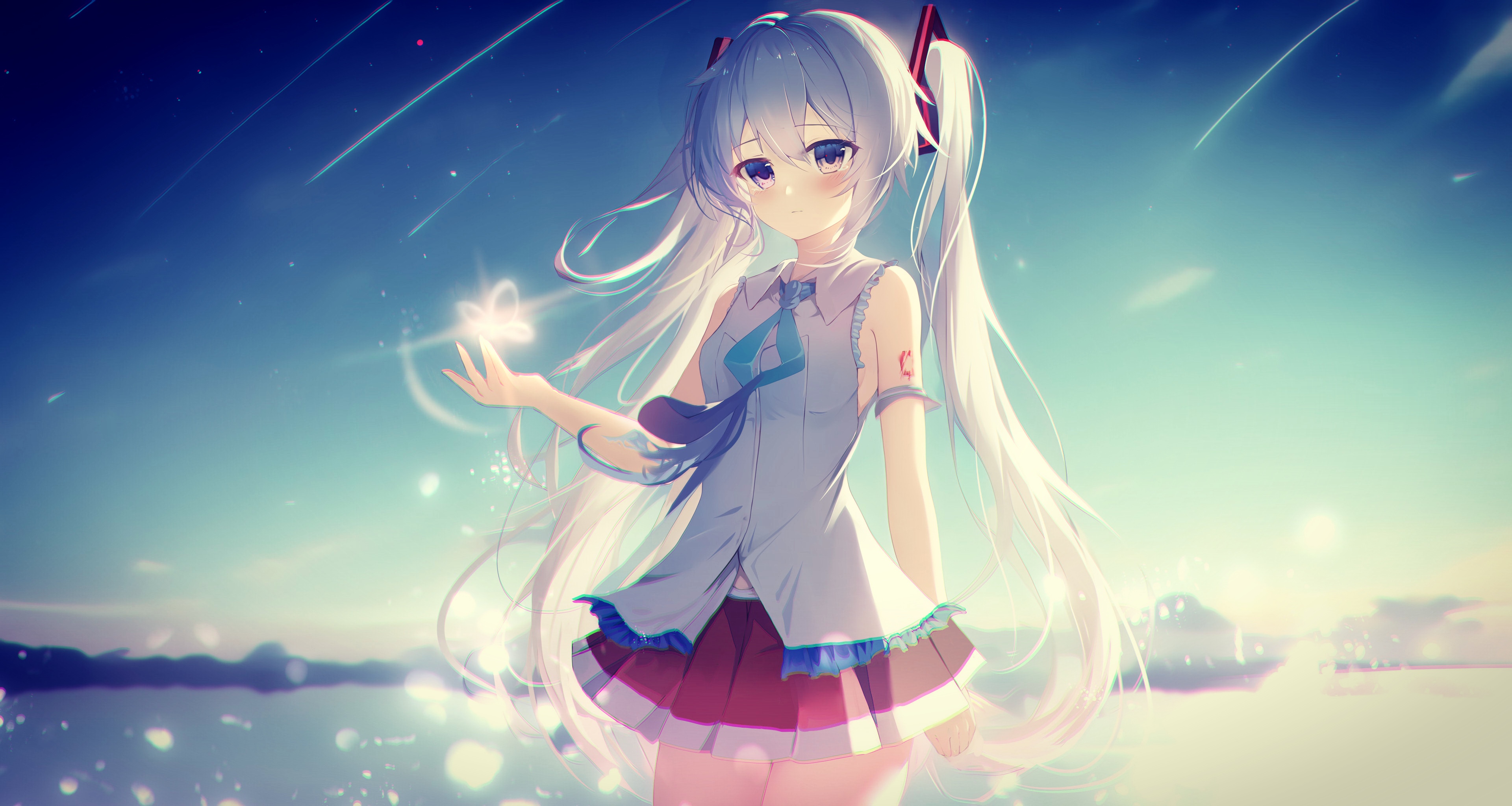 Download Hatsune Miku Anime Vocaloid HD Wallpaper