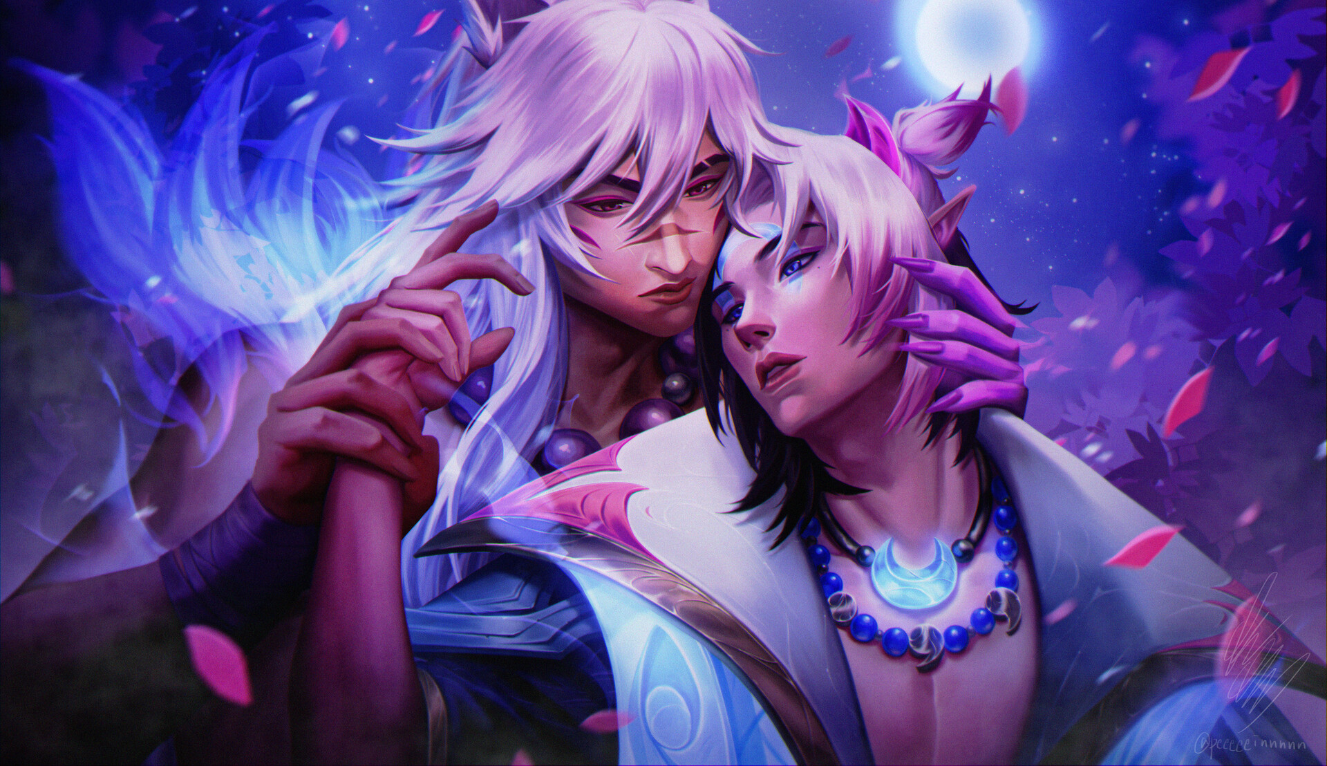 Sett and aphelios spirit blossom