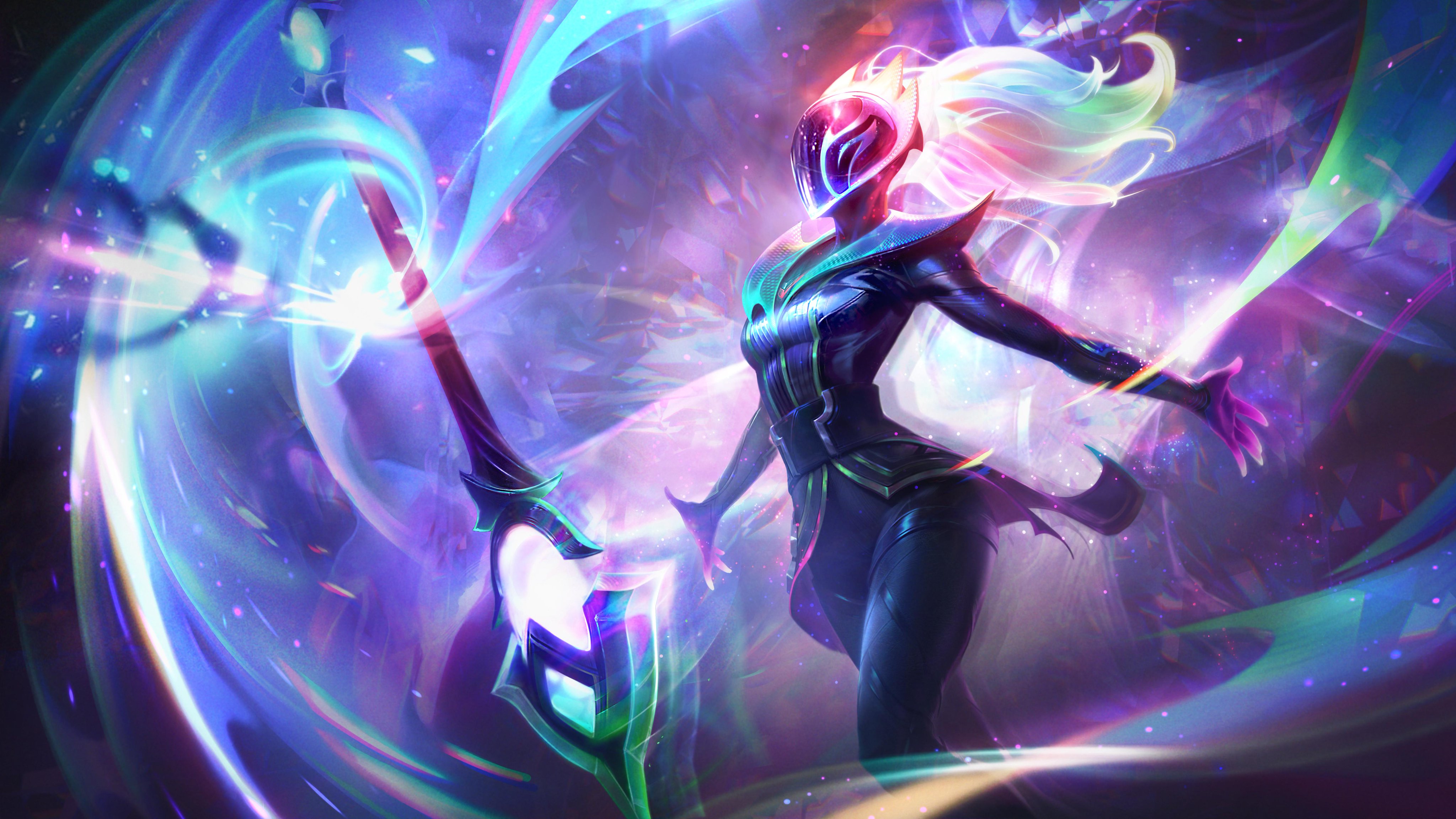 Wallpaper 4k Elementalist Lux League Of Legends LoL lol Wallpaper