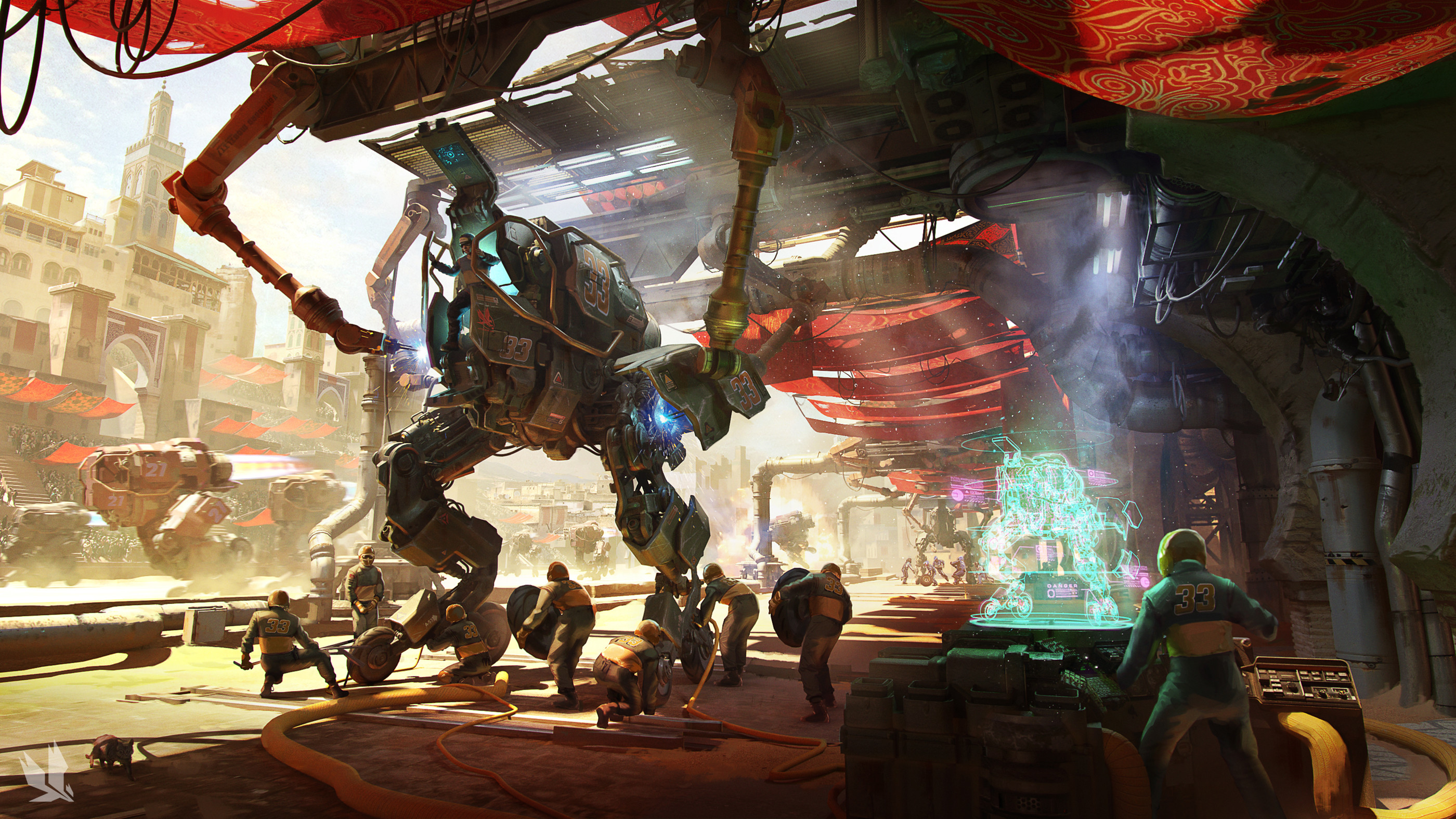 Download Sci Fi Robot HD Wallpaper by Gavin Manners