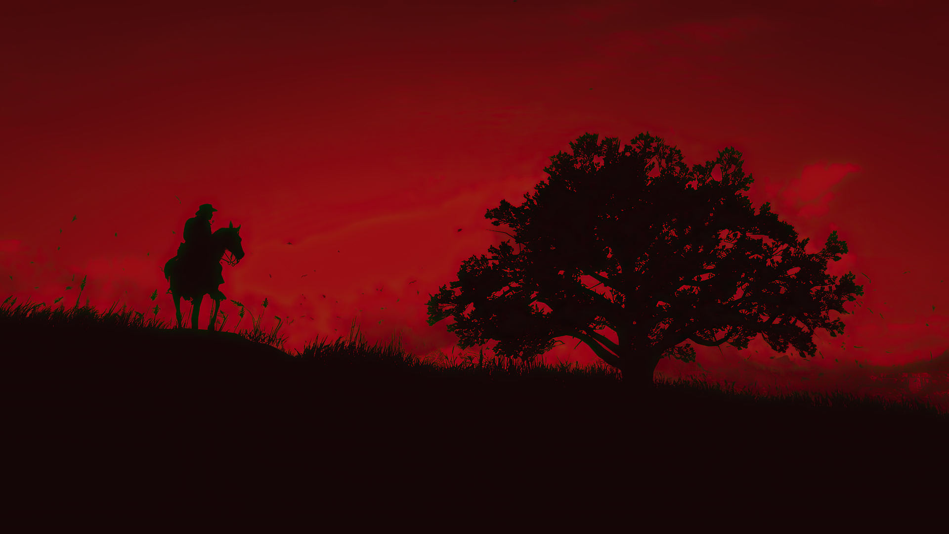 Download Nighttime Red Dead Redemption Ii Phone Wallpaper