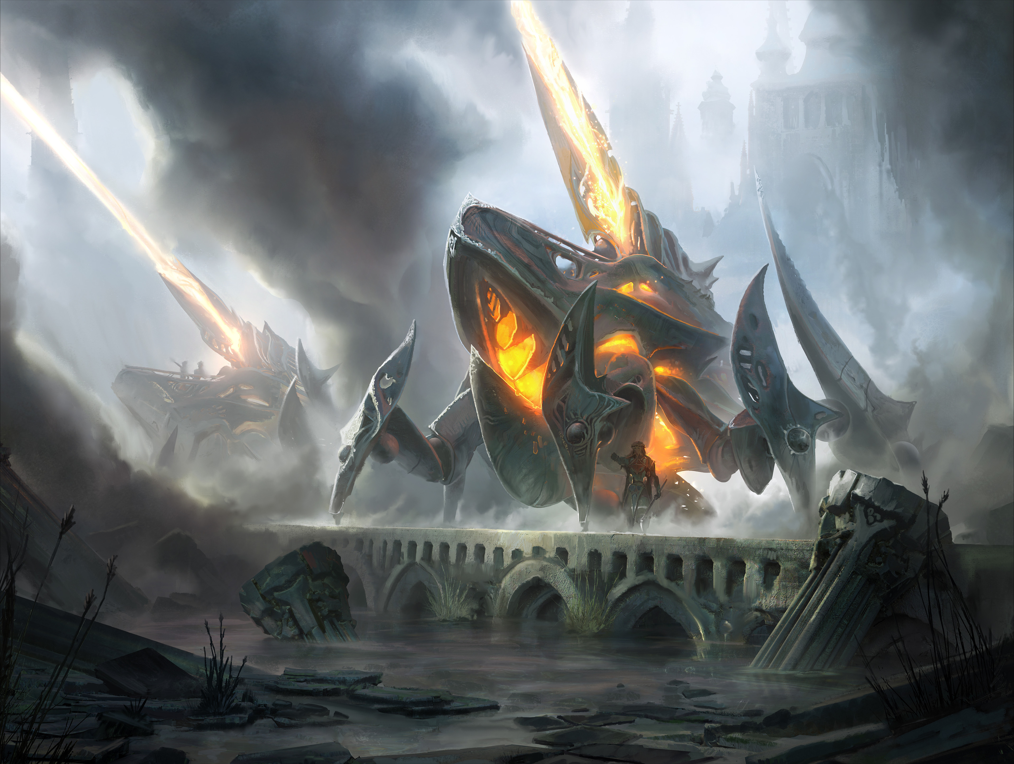 Download Man Made Magic: The Gathering 4k Ultra HD Wallpaper by Leon Tukker