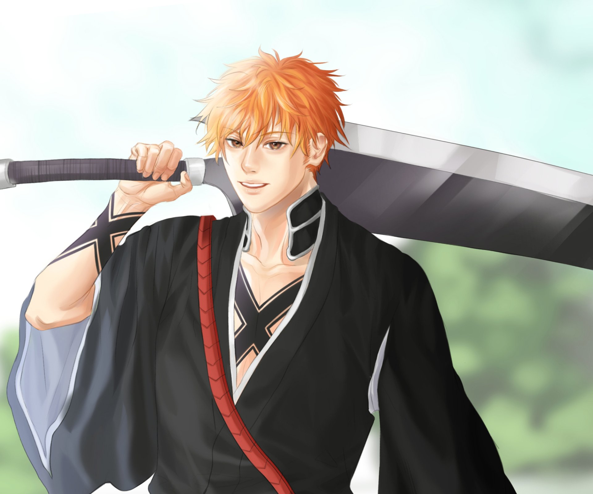 Download Ichigo Kurosaki Anime Bleach: Thousand-Year Blood War HD Wallpaper by ネトミツ