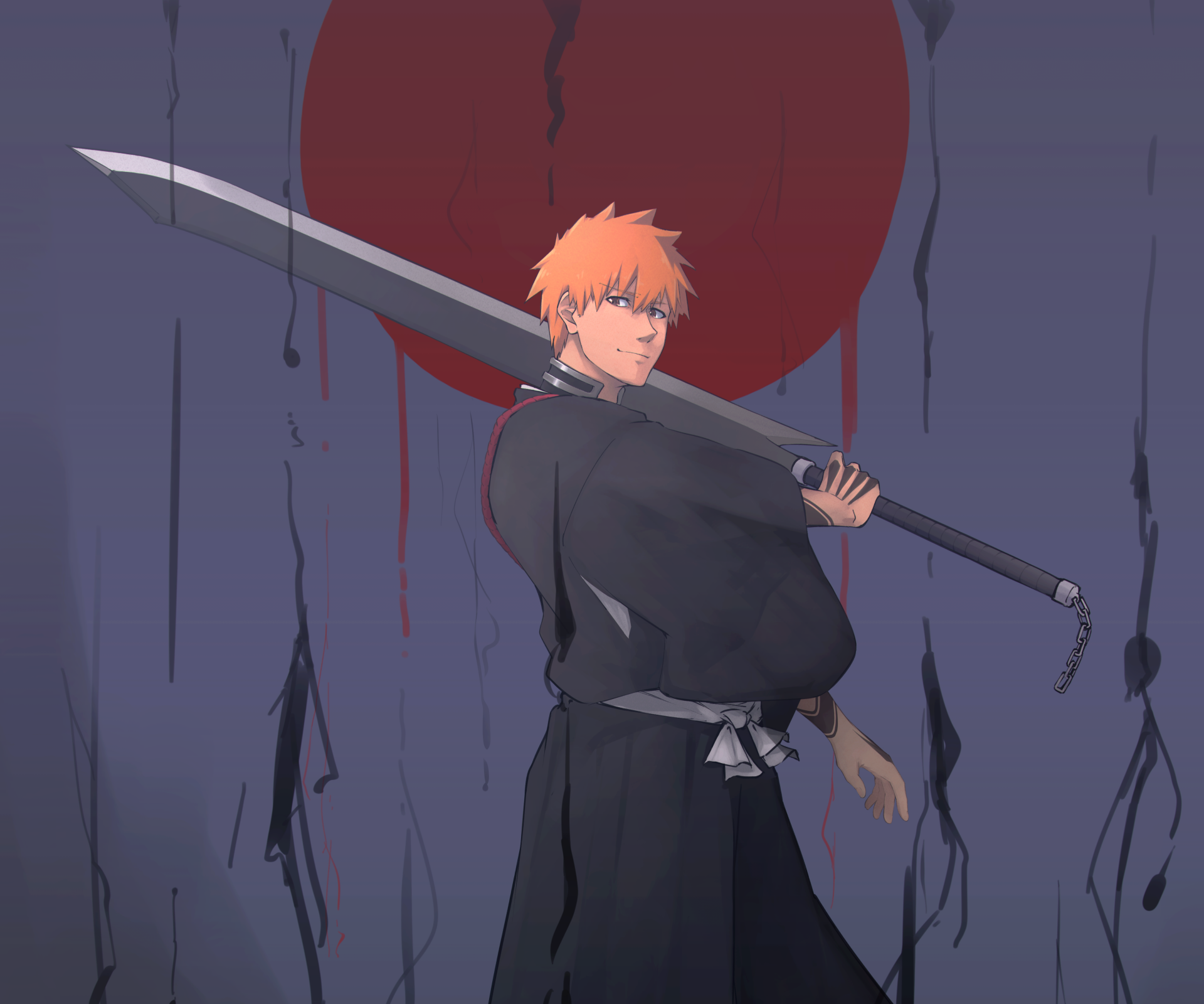 Download Ichigo Kurosaki Anime Bleach: Thousand-Year Blood War 4k Ultra HD Wallpaper by ちゃか_みん
