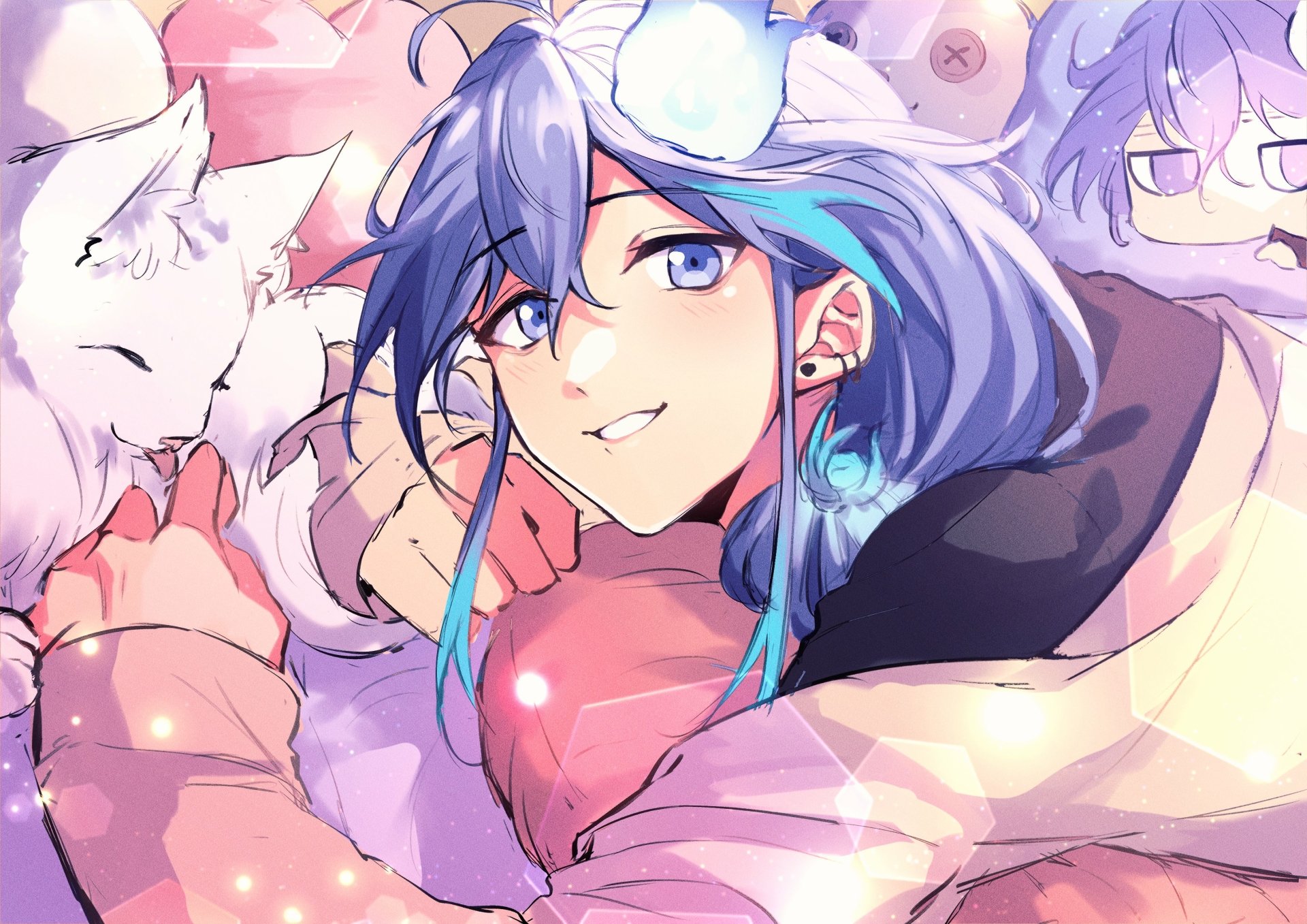 Download Holostars Minase Rio Anime Virtual Youtuber HD Wallpaper