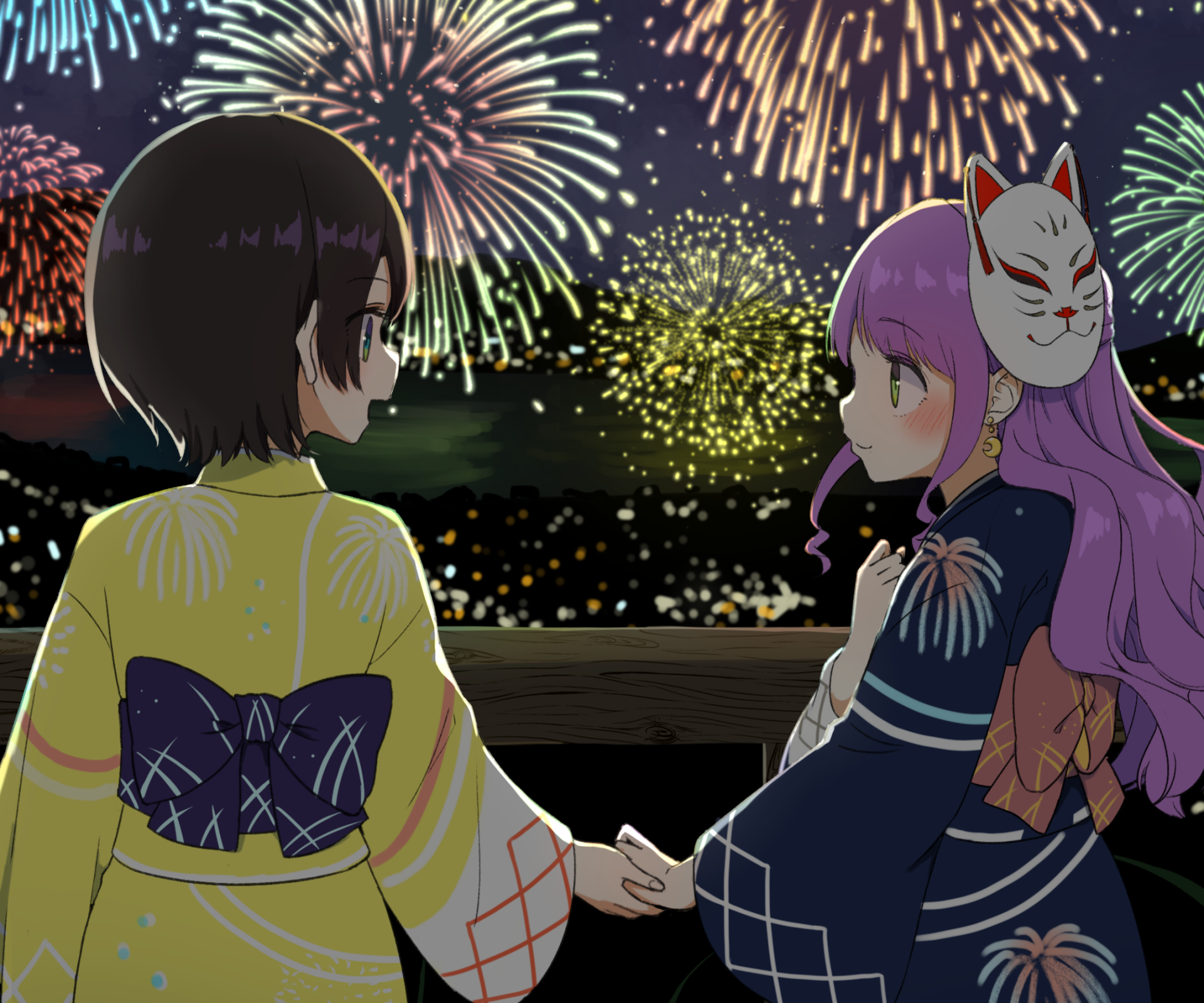 Download Hololive Oozora Subaru Himemori Luna Anime Virtual Youtuber HD Wallpaper