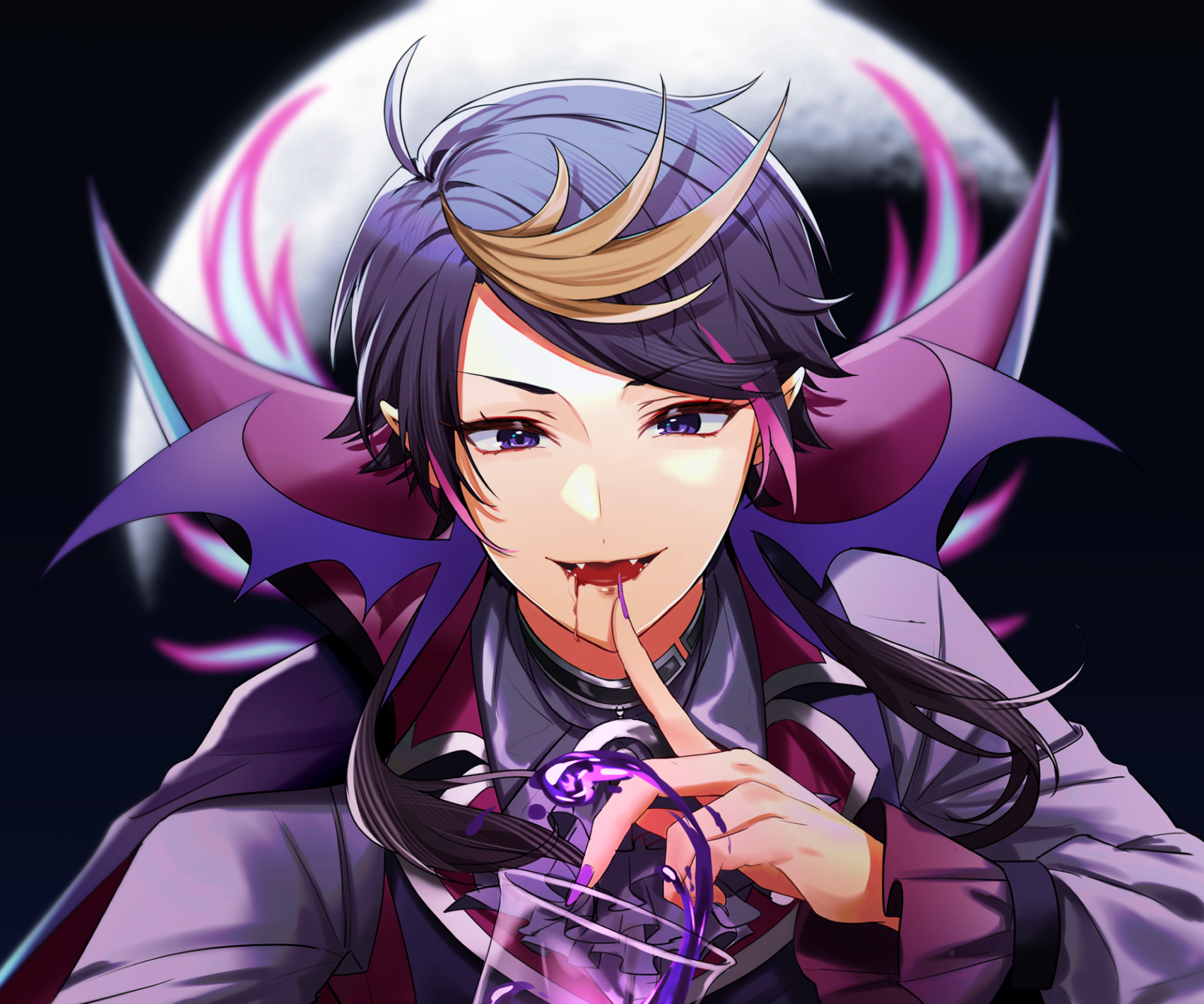 Download Luxiem Shu Yamino Anime Virtual Youtuber HD Wallpaper