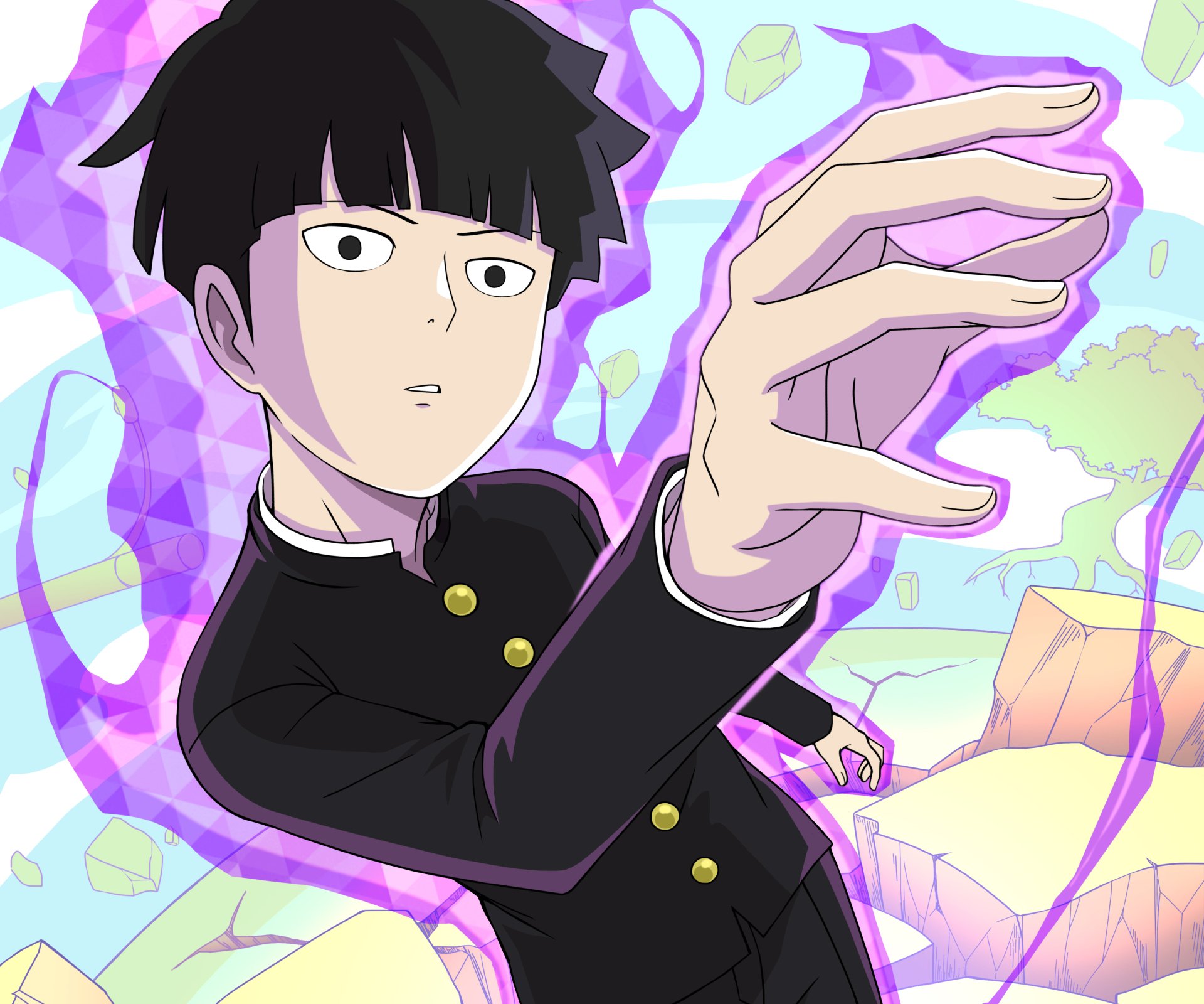 Download Shigeo Kageyama Anime Mob Psycho 100 HD Wallpaper by LEO.comics