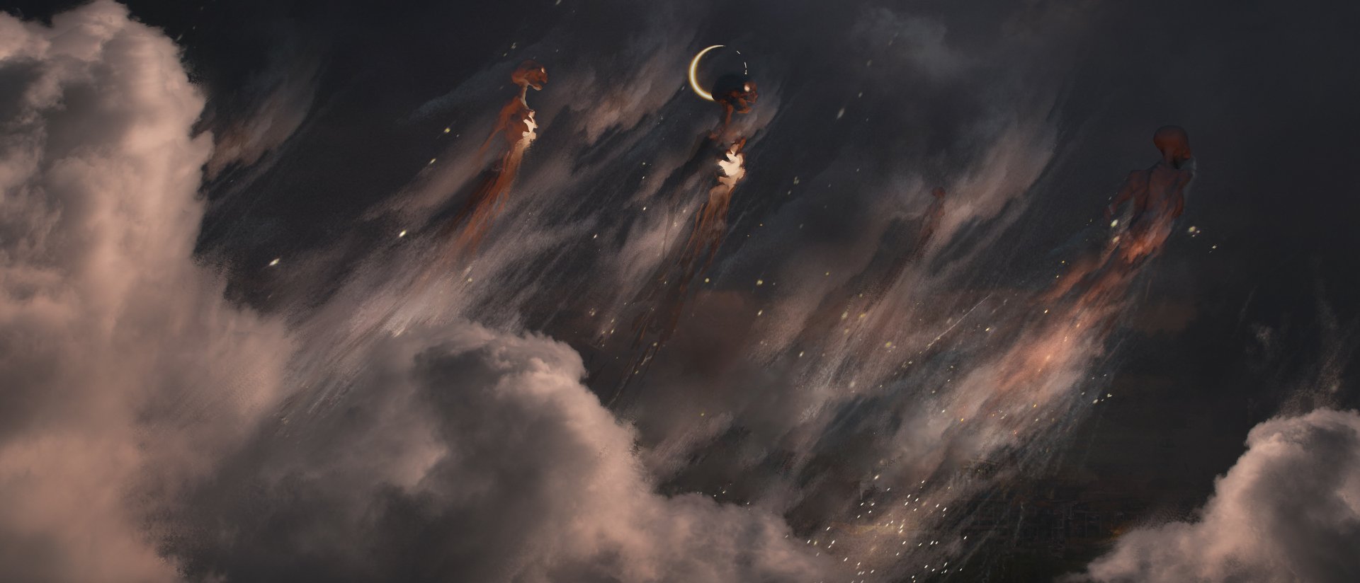 Download Dark Demon HD Wallpaper by Oksana Dobrovolska