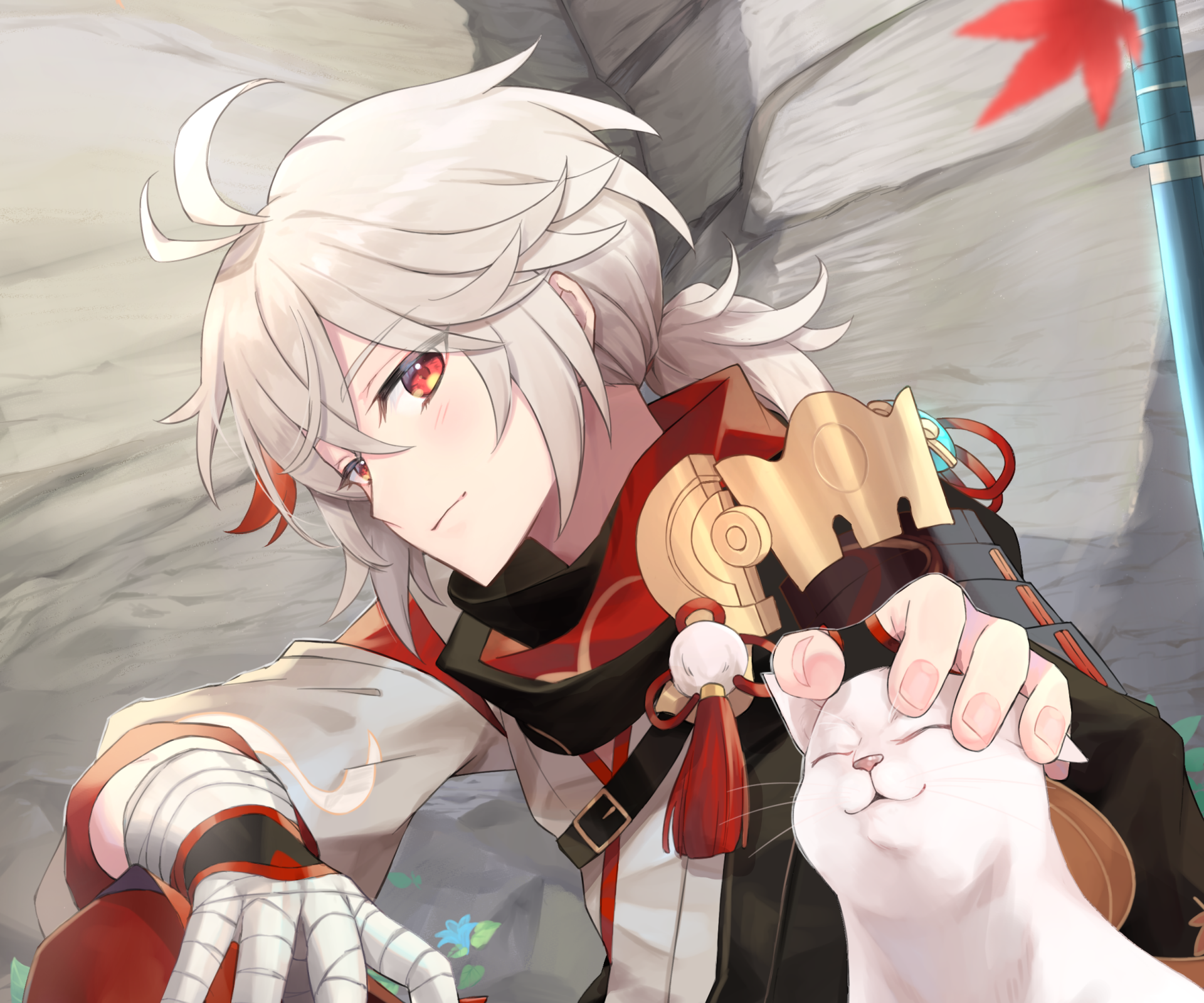 Download Sapphire (Genshin Impact) Kaedehara Kazuha (Genshin Impact) Video Game Genshin Impact HD Wallpaper by mlsg4