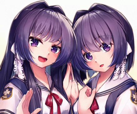 Kyou Fujibayashi Ryou Fujibayashi Anime Clannad HD Desktop Wallpaper | Background Image