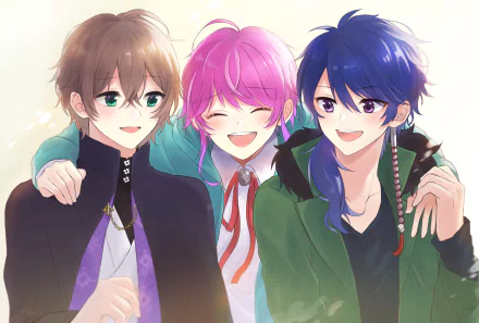 Gentaro Yumeno Dice Arisugawa Ramuda Amemura Anime Hypnosis Mic HD Desktop Wallpaper | Background Image