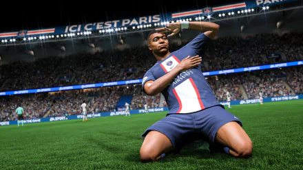 Kylian Mbappé video game FIFA 23 HD Desktop Wallpaper | Background Image