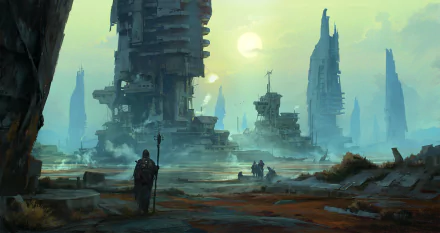 Sci Fi city sci fi city HD Desktop Wallpaper | Background Image