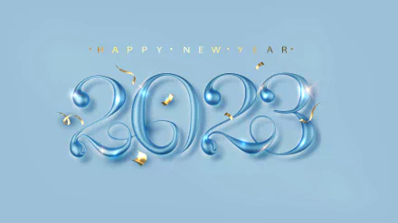 holiday New Year 2023 HD Desktop Wallpaper | Background Image