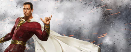 Shazam (DC Comics) Zachary Levi movie Shazam! Fury of the Gods HD Desktop Wallpaper | Background Image