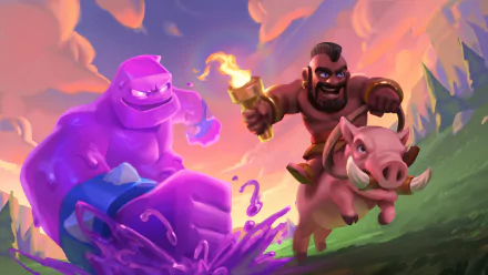 video game Clash Royale HD Desktop Wallpaper | Background Image