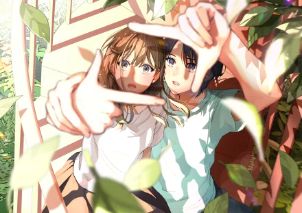 Anime friends HD Desktop Wallpaper | Background Image