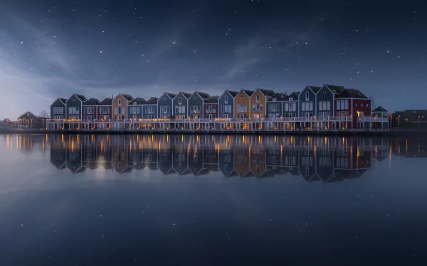  Peaceful Evening in The Netherlands by Remo Daut