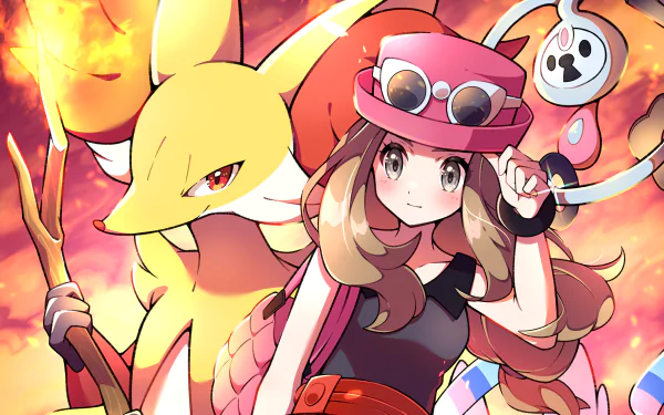 Serena (Pokémon) video game Pokémon X and Y HD Desktop Wallpaper | Background Image