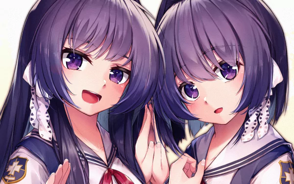 Kyou Fujibayashi Ryou Fujibayashi Anime Clannad HD Desktop Wallpaper | Background Image