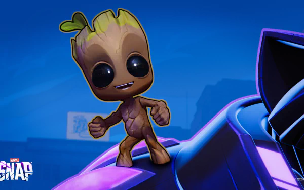 Baby Groot video game Marvel Snap HD Desktop Wallpaper | Background Image