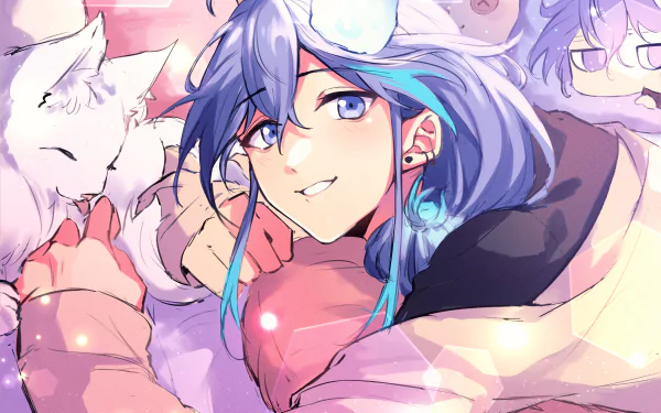 Holostars Minase Rio Anime Virtual Youtuber HD Desktop Wallpaper | Background Image