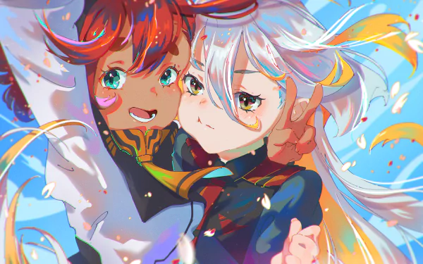 Suletta Mercury Miorine Rembran Anime Mobile Suit Gundam: The Witch from Mercury HD Desktop Wallpaper | Background Image