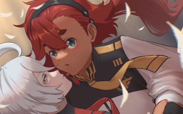 Suletta Mercury Miorine Rembran Anime Mobile Suit Gundam: The Witch from Mercury HD Desktop Wallpaper | Background Image