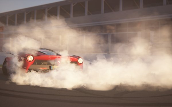 Video Game Assetto Corsa Burnout Ferrari Ferrari LaFerrari Motorsport Car HD Wallpaper | Background Image