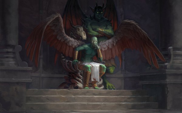 Game Dungeons & Dragons Angel Demon HD Wallpaper | Background Image