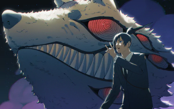 Fox Devil (Chainsaw Man) Aki Hayakawa Anime Chainsaw Man HD Desktop Wallpaper | Background Image