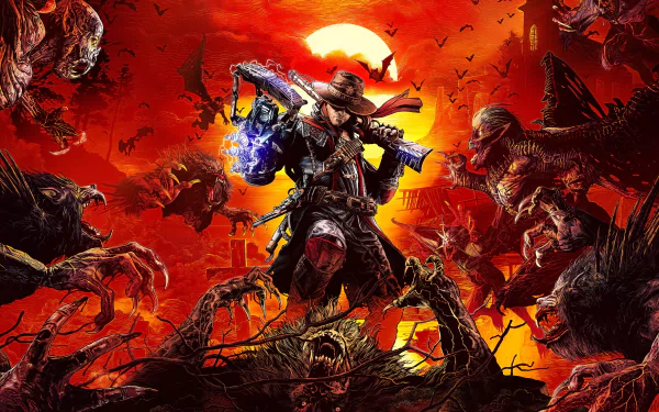 video game Evil West HD Desktop Wallpaper | Background Image