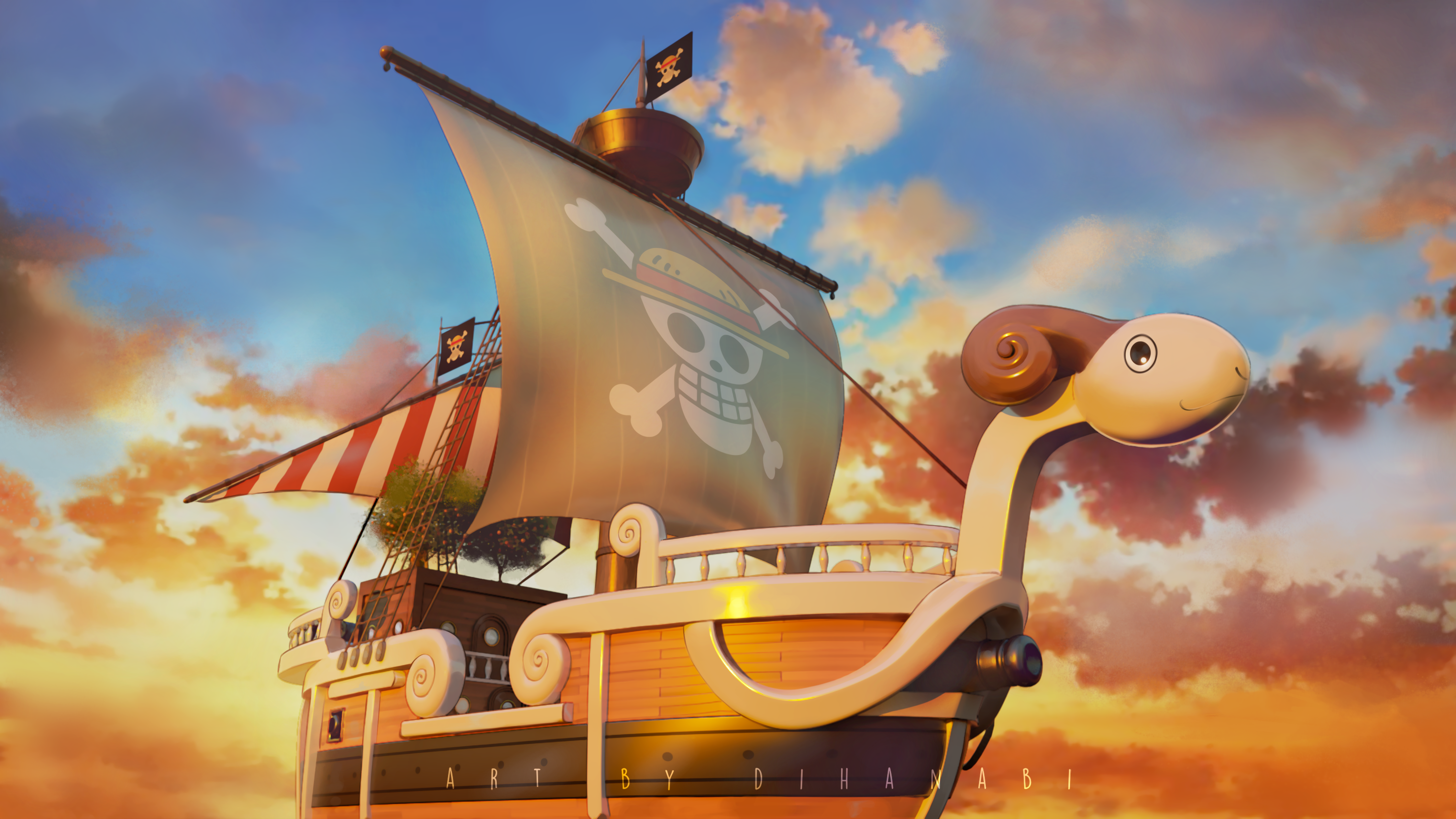 Going Merry (One Piece) - Desktop Wallpapers, Phone Wallpaper, PFP, Gifs,  and More!
