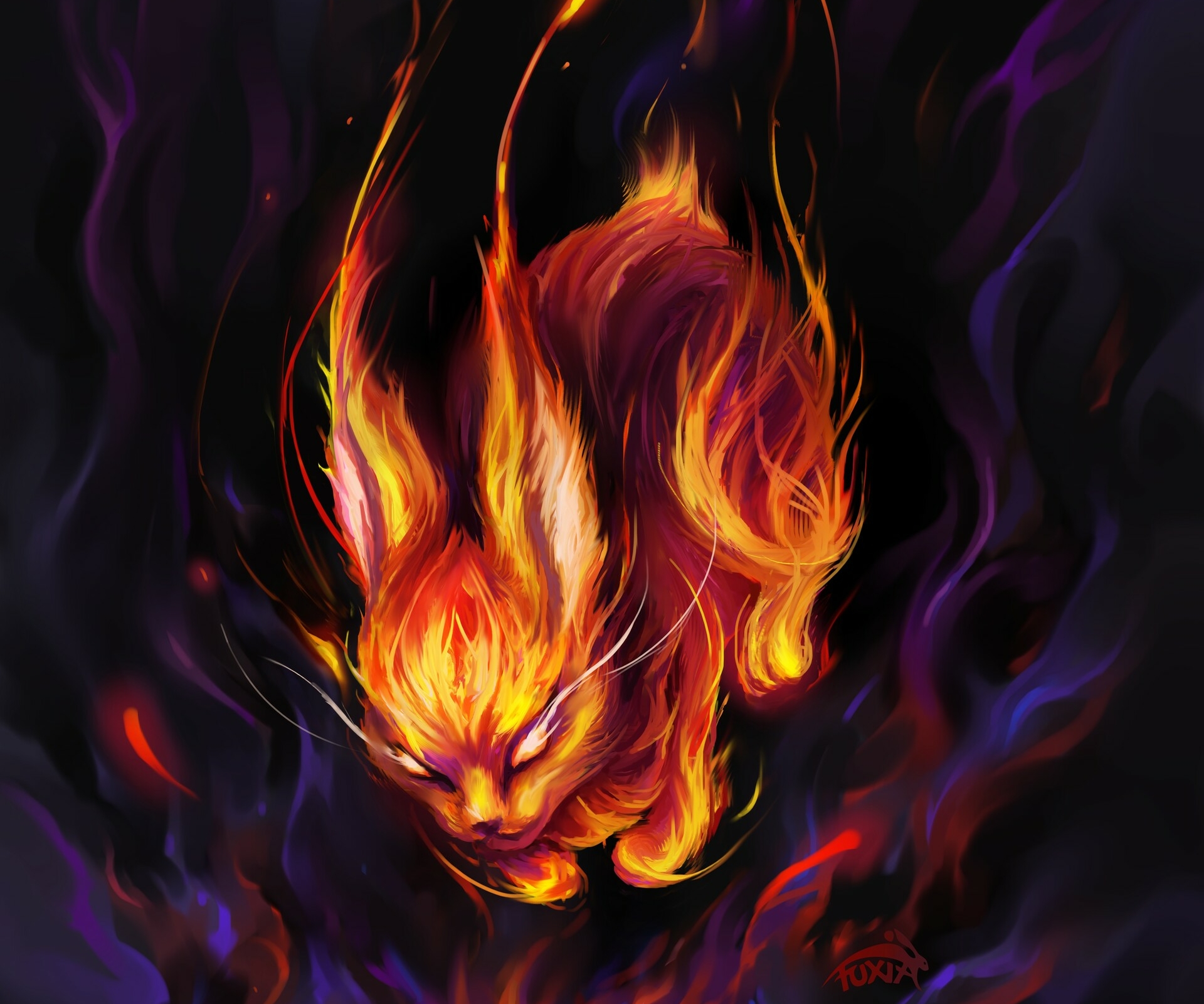 Fire Spirit by Gabriela Borta