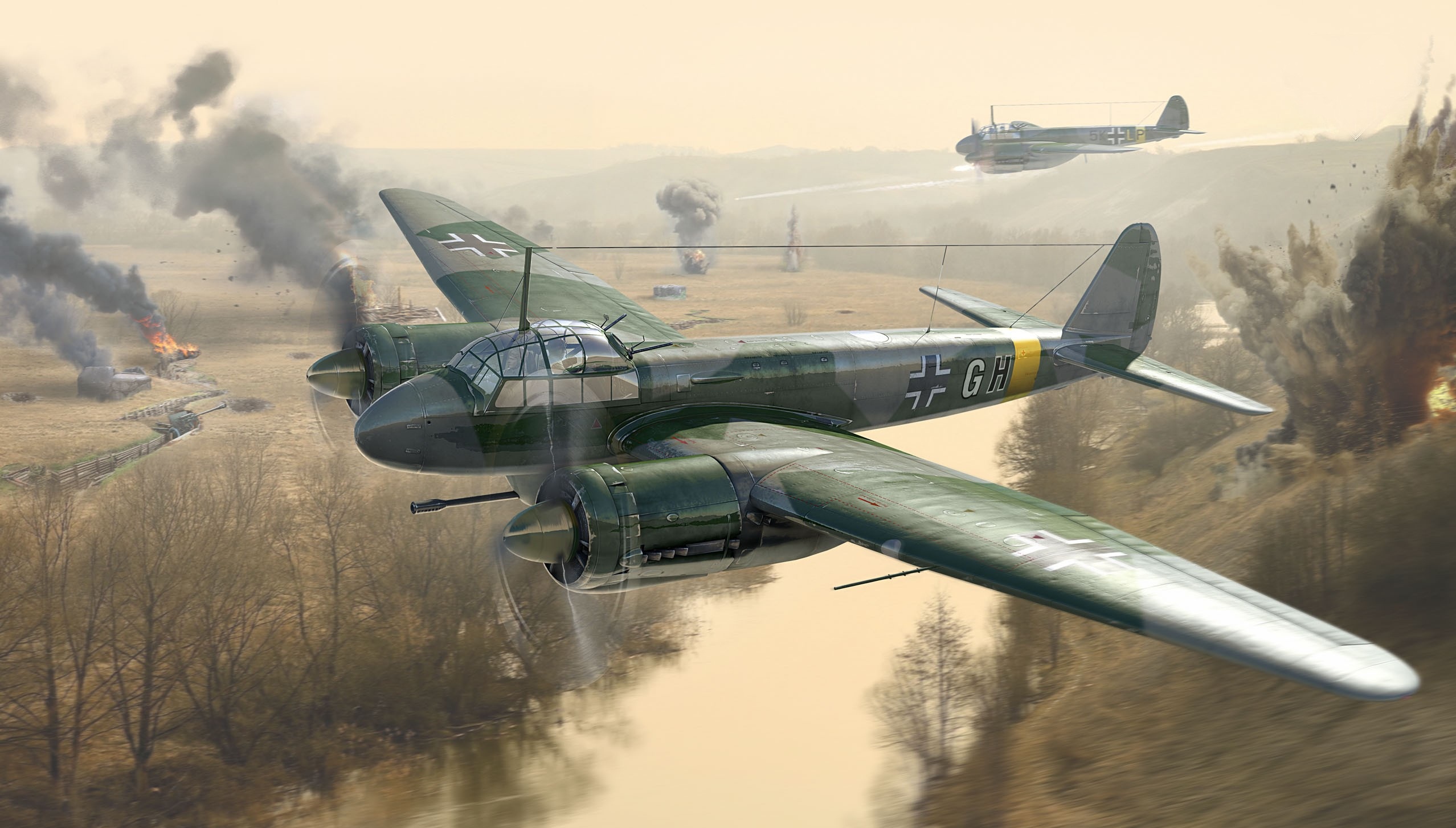 Military Junkers Ju 88 HD Wallpaper | Background Image