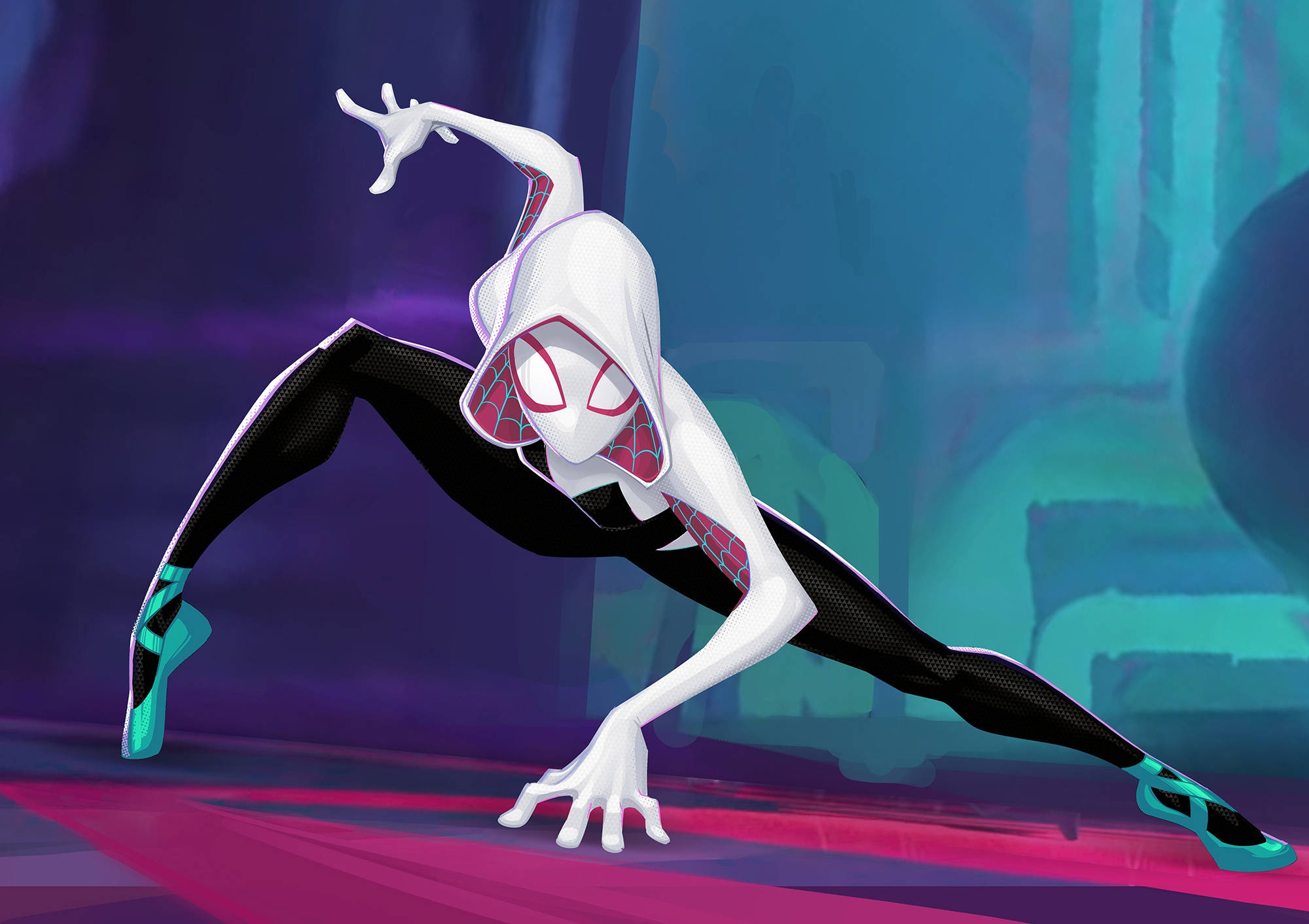 Gwen Stacy Comic HD Wallpaper Dynamic Spider Gwen In Action