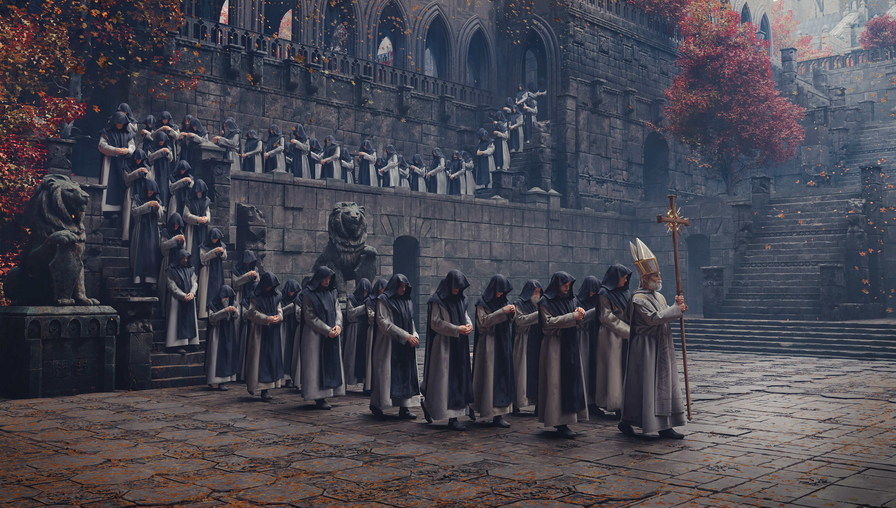 The Procession by René Aigner