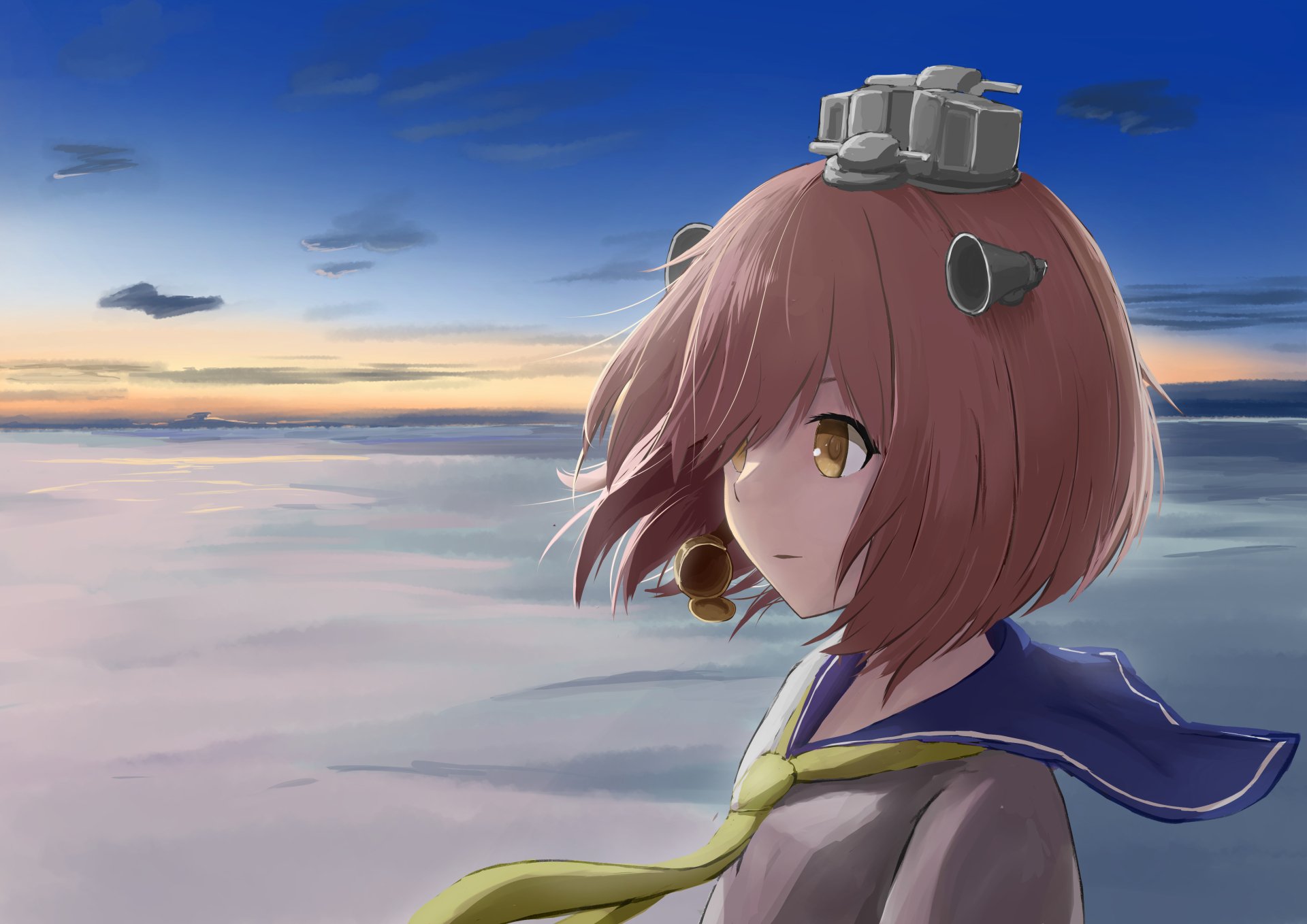 Download Yukikaze (Kancolle) Anime Kantai Collection 4k Ultra HD Wallpaper by yuki 4040