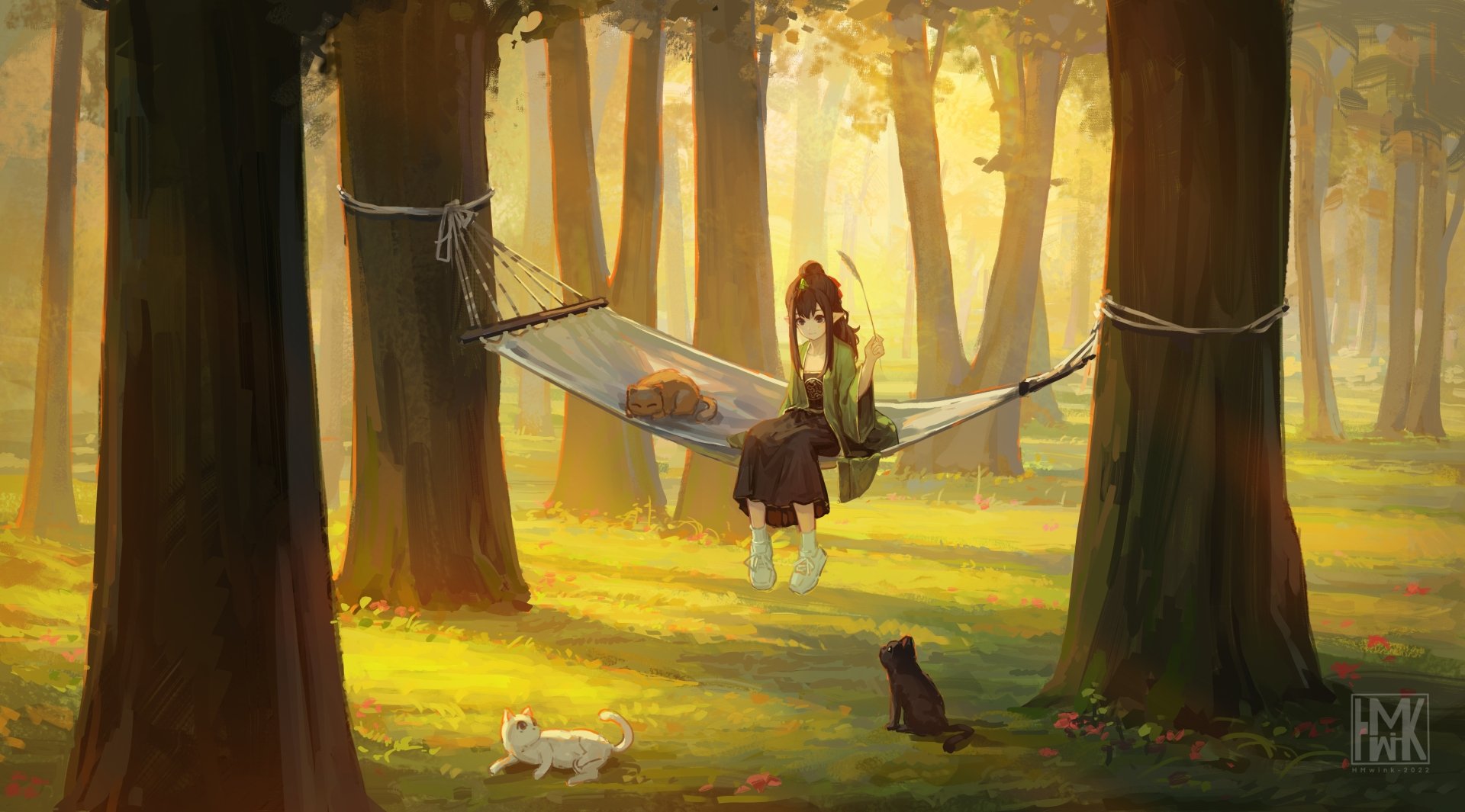 Download Fantasy Woman 4k Ultra HD Wallpaper by Hua Ming wink