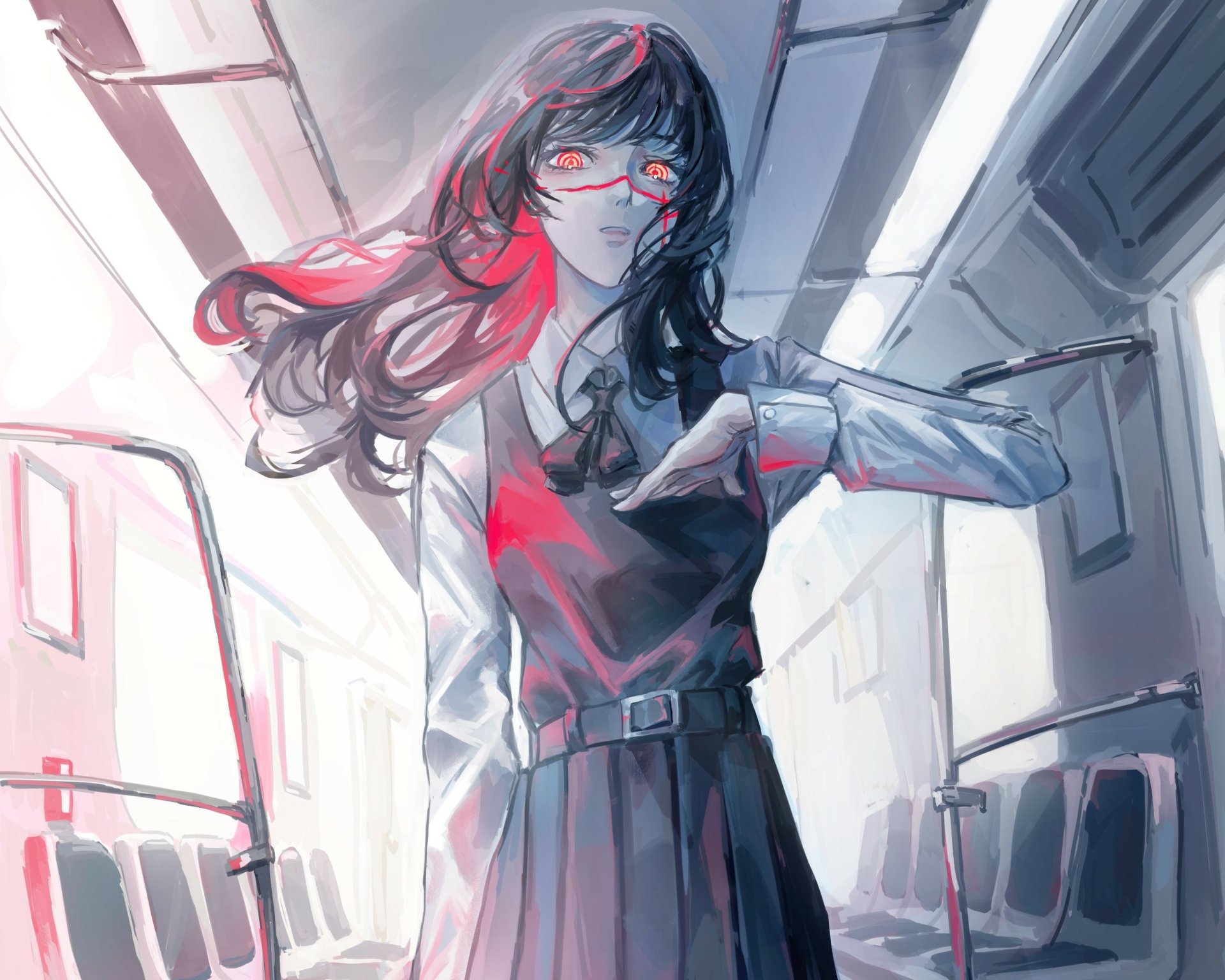 Download War Devil Asa Mitaka Anime Chainsaw Man HD Wallpaper by セウイ