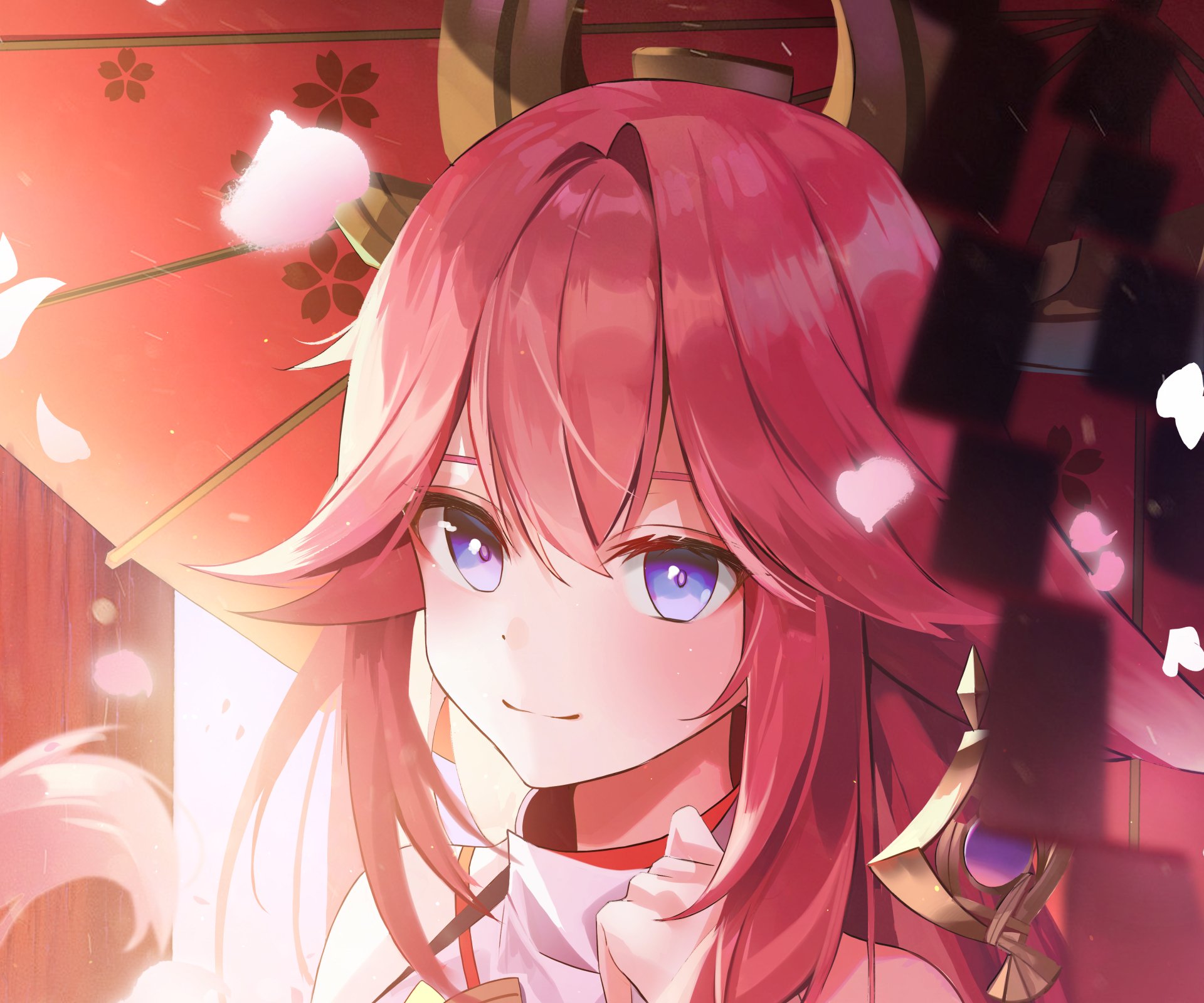 Download Yae Miko Guuji (Genshin Impact) Video Game Genshin Impact 4k Ultra HD Wallpaper by Echoz