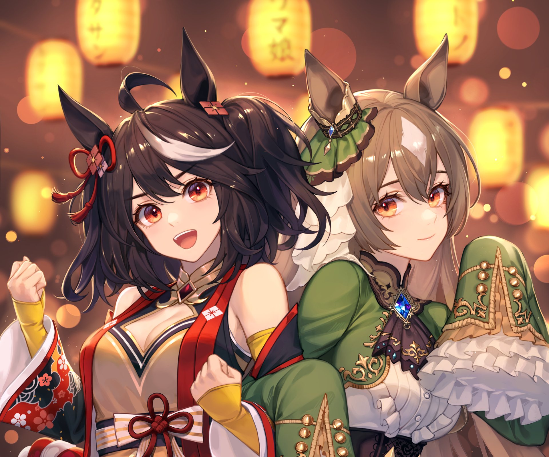 Download Satono Diamond Kitasan Black Anime Uma Musume: Pretty Derby HD Wallpaper