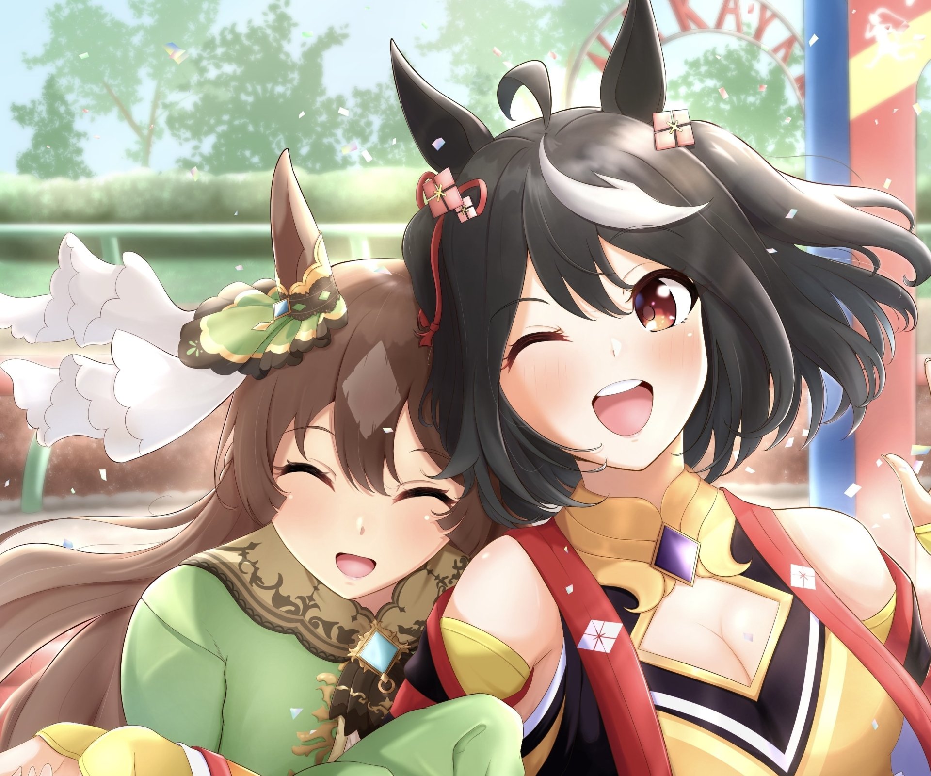 Download Satono Diamond Kitasan Black Anime Uma Musume: Pretty Derby HD Wallpaper