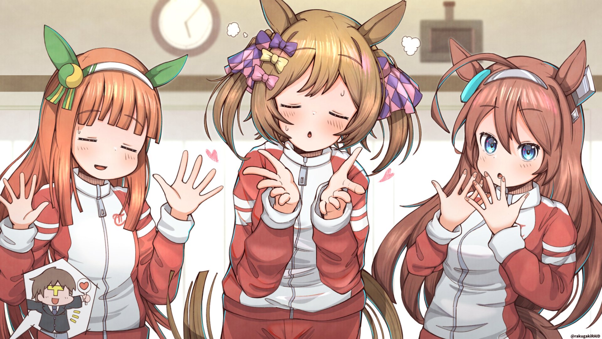 Download Smart Falcon Silence Suzuka Mihono Bourbon Anime Uma Musume: Pretty Derby HD Wallpaper by 落描きのRAID