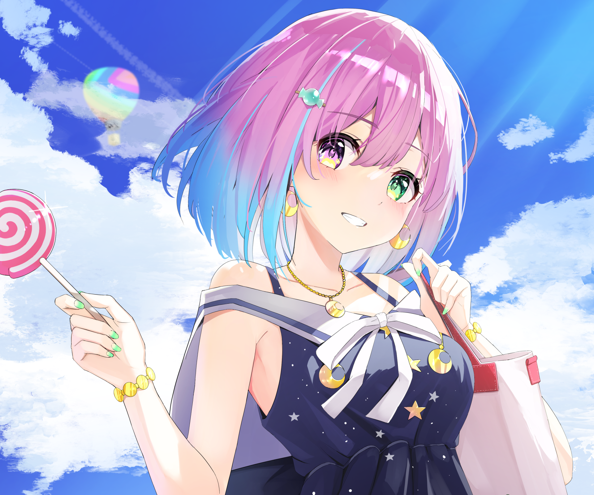 Download Himemori Luna Hololive Anime Virtual Youtuber HD Wallpaper