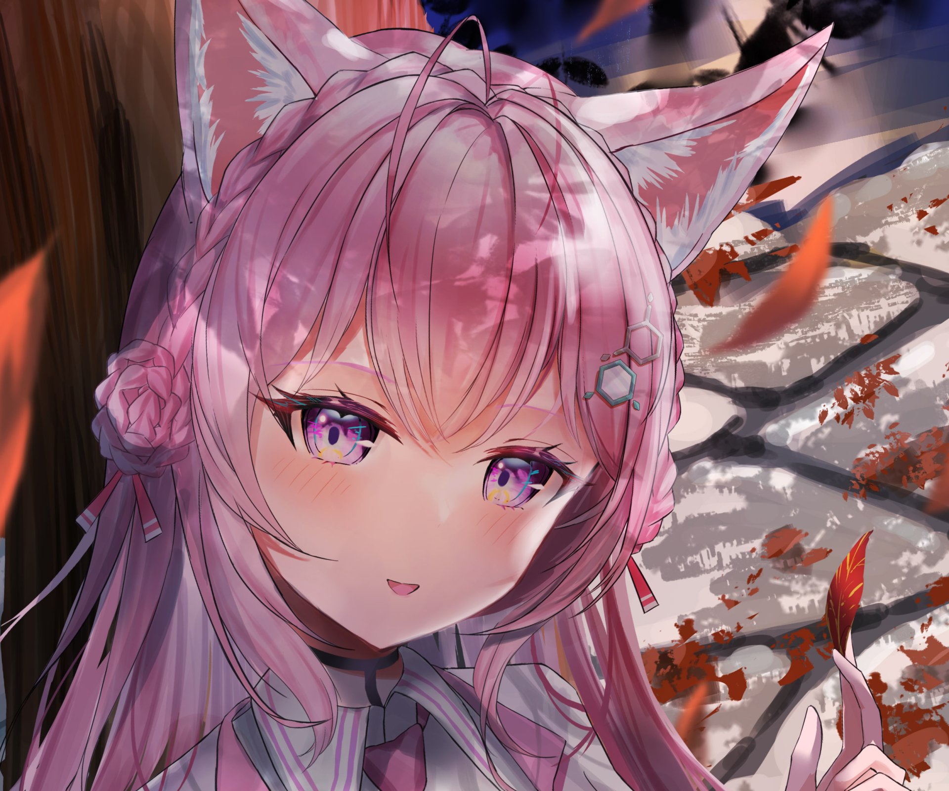 Download Hololive Hakui Koyori Anime Virtual Youtuber HD Wallpaper