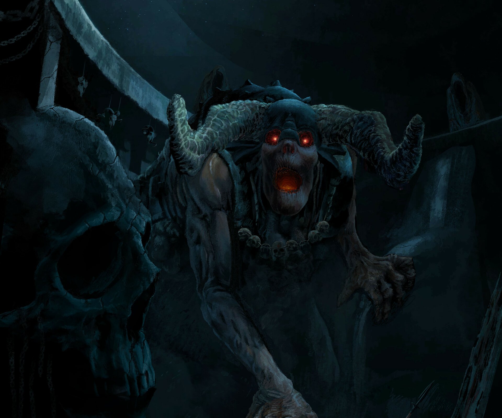 Download Dark Demon HD Wallpaper by Andrew Rimbo Hanzlik