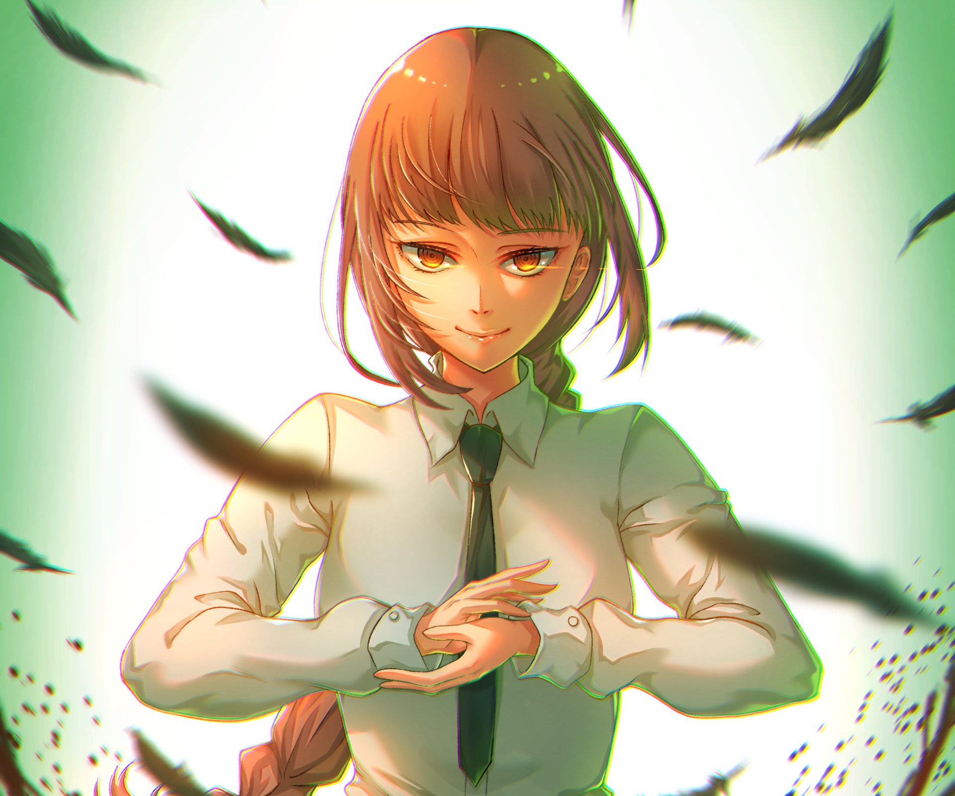 Download Makima (Chainsaw Man) Anime Chainsaw Man HD Wallpaper by Zephx