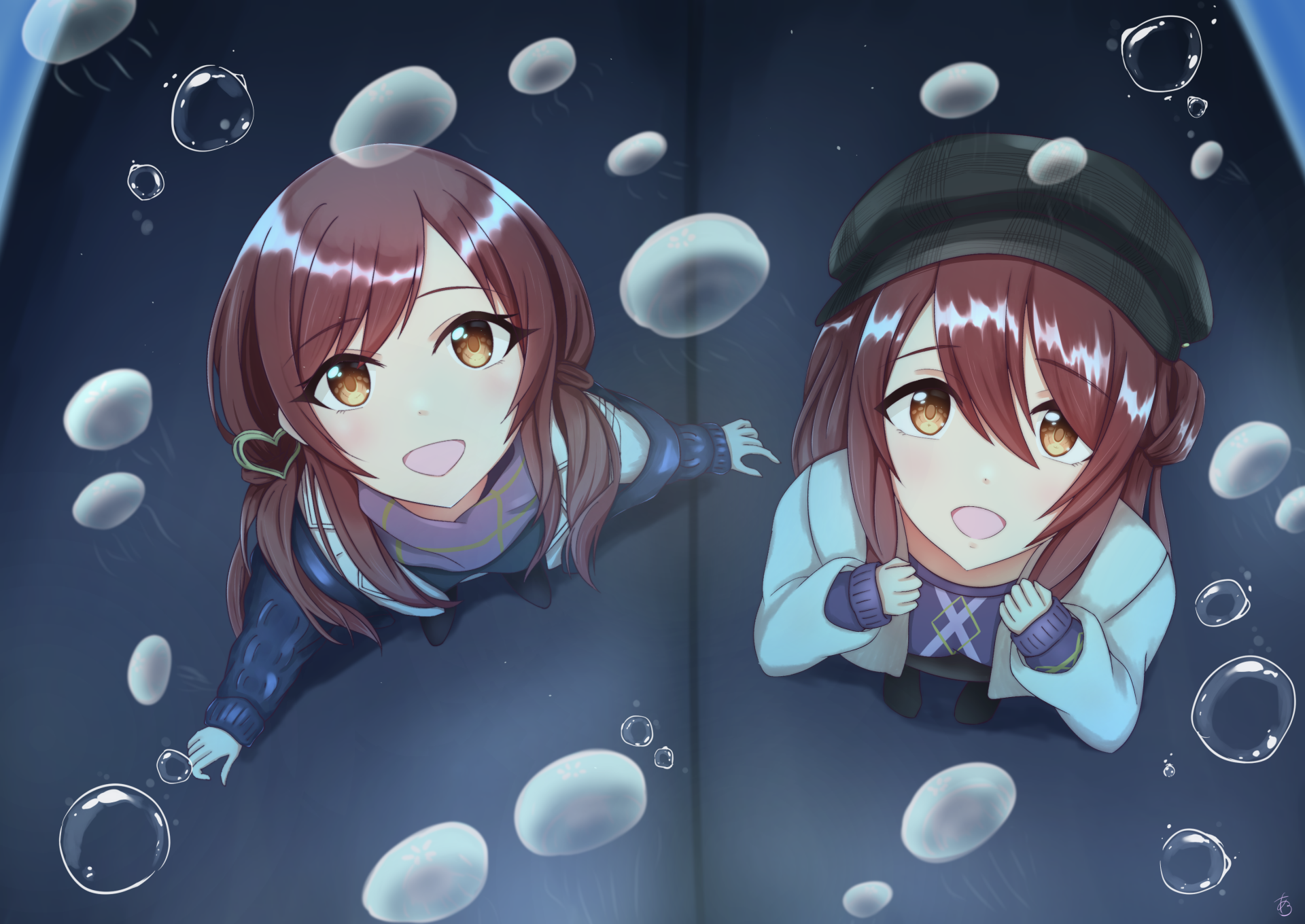 Download Tenka Osaki Amana Osaki Anime The IDOLM@STER: Shiny Colors HD Wallpaper by Ashiro YM